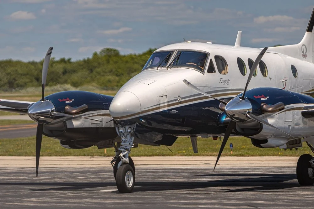 King Air turboprop aircraft on a runway — IATRA Ground School