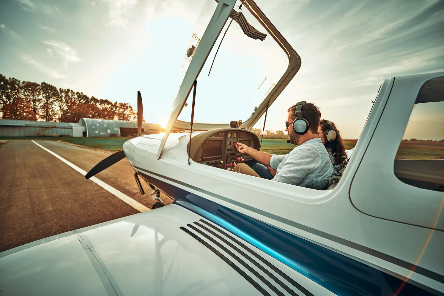 Pilots preparing a light aircraft cockpit — Instrument Rating Question Bank