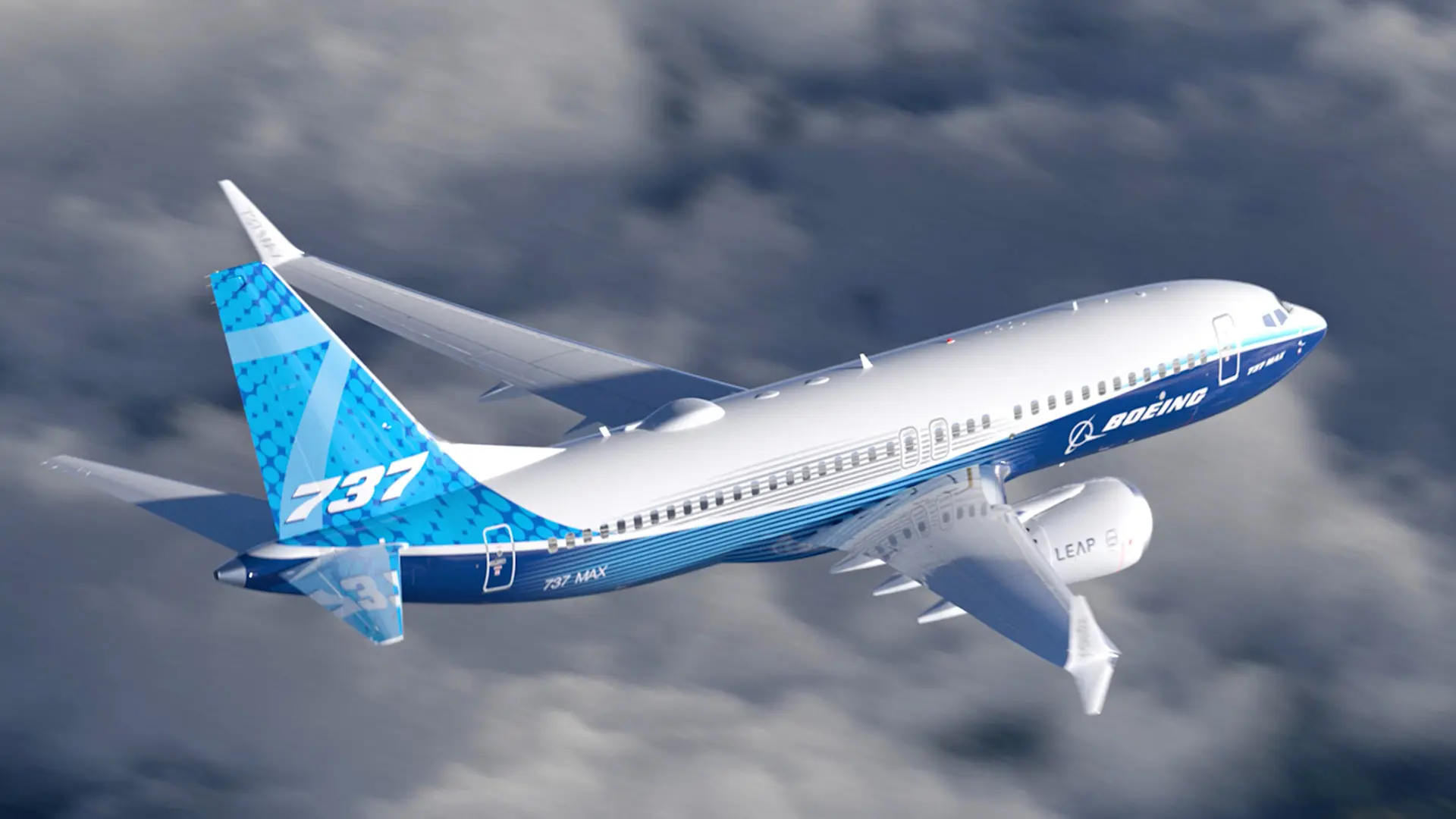 Boeing 737 airliner in flight — SARON Question Bank